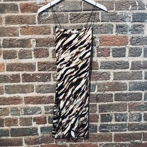 Animal Print Slip Dress
